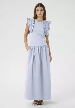 Длинное платье ODA Karen by Simonsen, светло-голубой