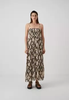 Длинное платье ONLELENA LIFE STRAP ANKLE DRESS ONLY, черный
