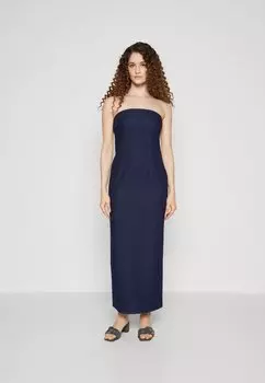 Длинное платье ONLGISELE TUBE DRESS ONLY, темно-синий