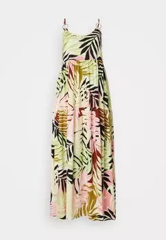 Длинное платье Onlsandie Life Strap Dress Only, абрикосовый