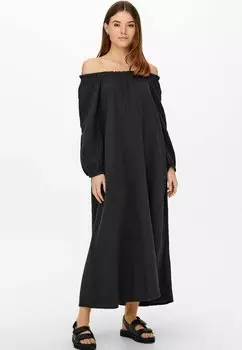 Длинное платье ONLY, черный