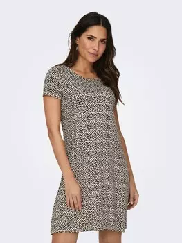Длинное платье ONLY Lockeres Mini Basic Shirt, серый