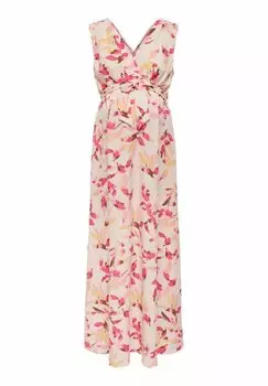 Длинное платье ONLY MATERNITY, серебро