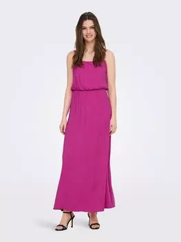 Длинное платье ONLY, розовый