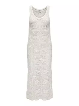 Длинное платье ONLY Sommer Beach rmelloses Box Fit, желтый