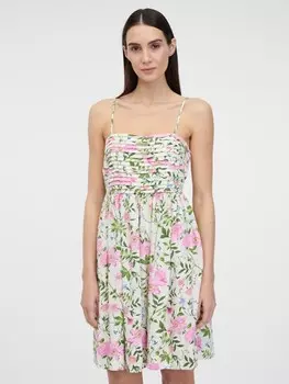 Длинное платье orsay, бежевый