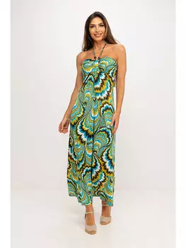 Длинное платье Peace & Love, зеленый