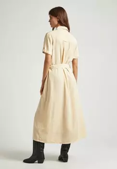 Длинное платье Pepe Jeans, бежевый