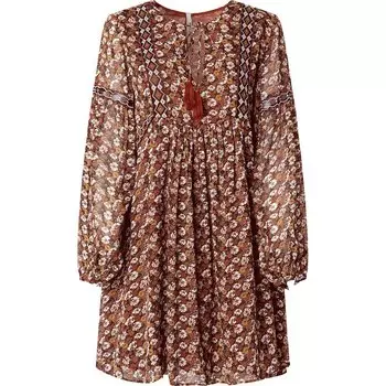 Длинное платье Pepe Jeans Liber Sleveless, красный