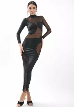 Длинное платье Perilla, черный