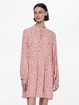 Длинное платье Pieces, цвет beige/rot