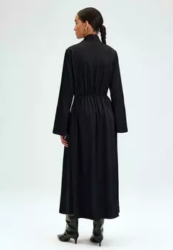 Длинное платье PLEATED Touch Priv, черный