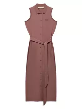 Длинное платье Polo Club, коричневый