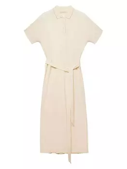 Длинное платье Polo Club Polo, кремовый