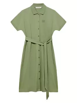 Длинное платье Polo Club, зеленый