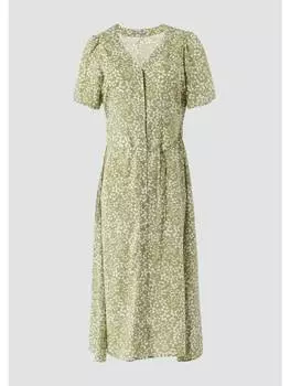 Длинное платье QS, зеленый
