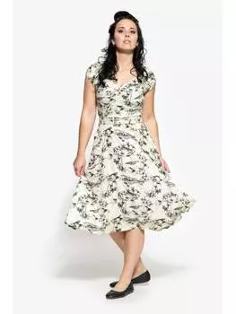 Длинное платье Queen, цвет offwhite