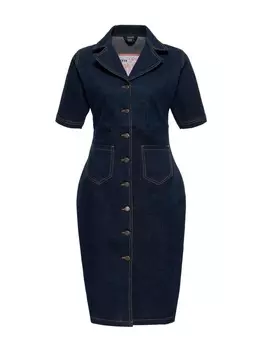 Длинное платье Queen Kerosin Rebel Queens, синий