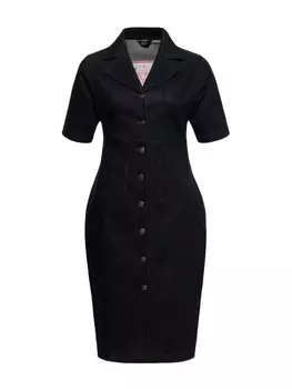 Длинное платье Queen Kerosin Rebel Queens, черный