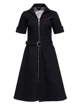 Длинное платье Queen Kerosin Swing RocknRoll Rebel Queens, черный