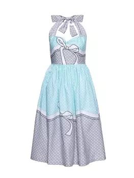 Длинное платье Queen, серый