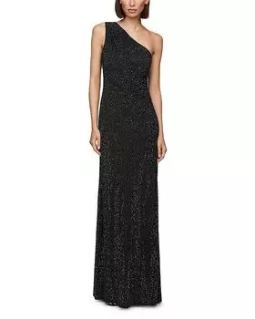 Длинное платье Rafelle HALSTON, черный