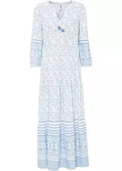 Длинное платье Rainbow, белый