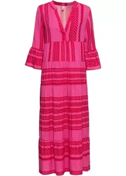 Длинное платье Rainbow, красный