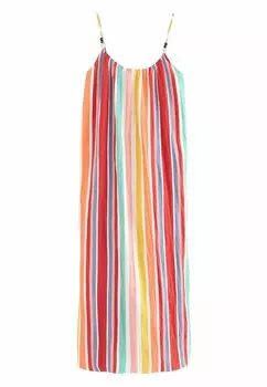 Длинное платье REGULAR FIT TEXTURED BEADED Next, оранжевый