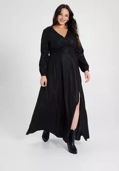 Длинное платье Rinascimento, черный