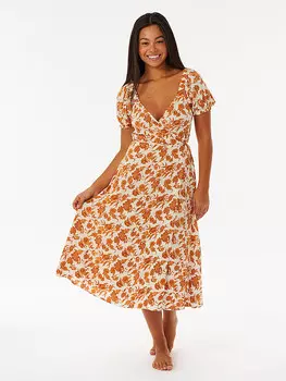 Длинное платье Rip Curl Ocean Together, цвет wei/orange