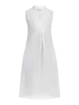 Длинное платье RISA Midi Aus Leinen, белый