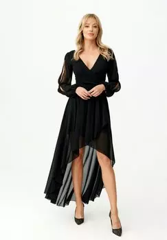 Длинное платье Roco Fashion, черный