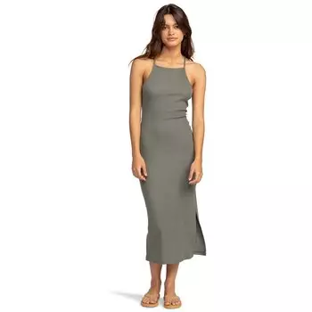 Длинное платье Roxy Breathe For You, серый