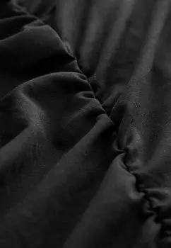 Длинное платье RUCHED CAP SLEEVE Next, черный