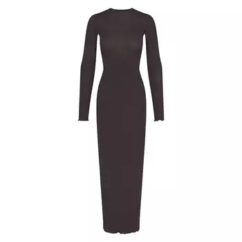 Длинное платье с длинными рукавами SKIMS Sheer Modal, цвет Phoenix