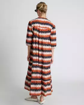 Длинное платье с принтом Levante Compaa Fantstica, мультиколор