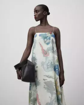 Длинное платье с принтом рами Adolfo Dominguez, многоцветный