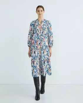 Длинное платье с принтом Zermatt, мультиколор