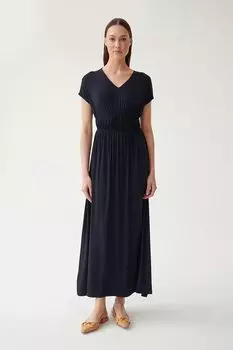 Длинное платье с точкой Tatuum, синий