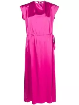 Длинное платье с V-образным вырезом на спине Alysi, розовый