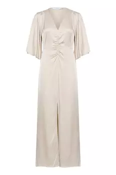 Длинное платье SACHI DRESS Gestuz, бежевый