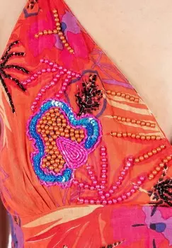 Длинное платье SAN Isla Bonita By SIGRIS, красный