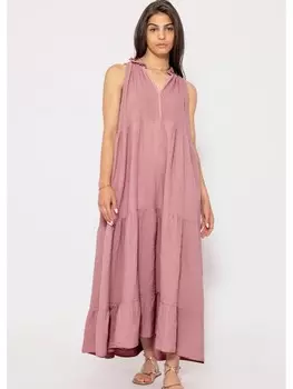 Длинное платье SASSYCLASSY Langes Musselin, розовый