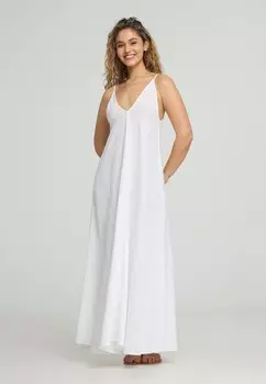 Длинное платье SCOLLO A V UNITA Terranova, белый