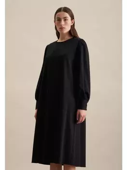 Длинное платье Seidensticker Oversized, черный