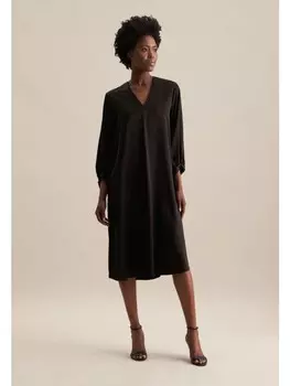 Длинное платье Seidensticker Regular, черный