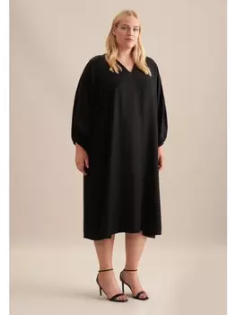 Длинное платье Seidensticker Regular, черный