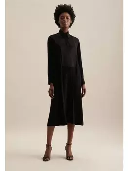 Длинное платье Seidensticker Regular, черный