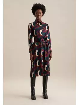 Длинное платье Seidensticker Regular, черный